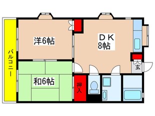 ウインベルBの物件間取画像